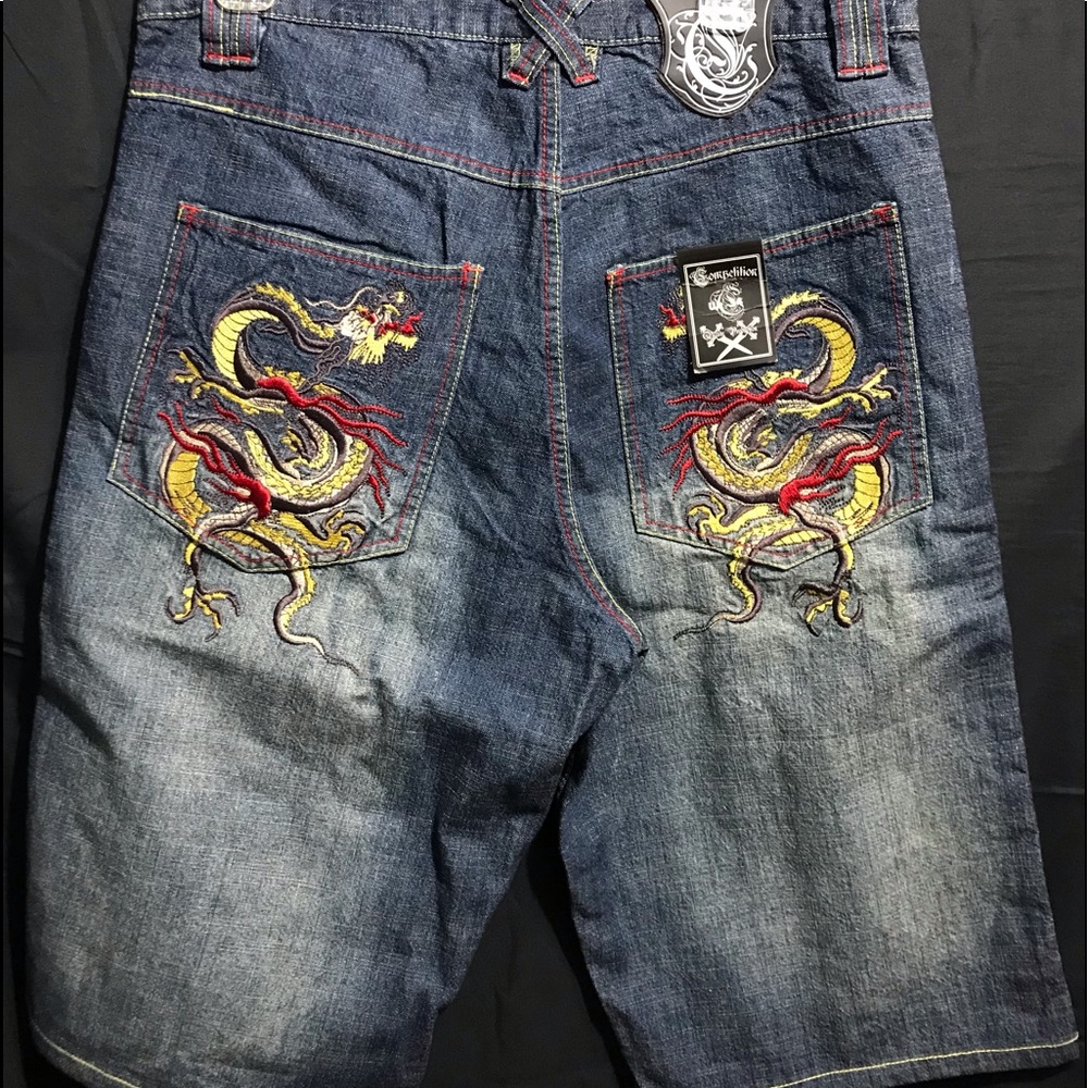 COMPETITION Jean shorts men size 34